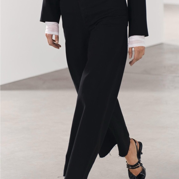 ZARA High Waist Marine Jeans - Picture 8 of 8